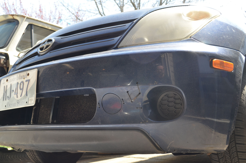 Grille not yet installed at this point